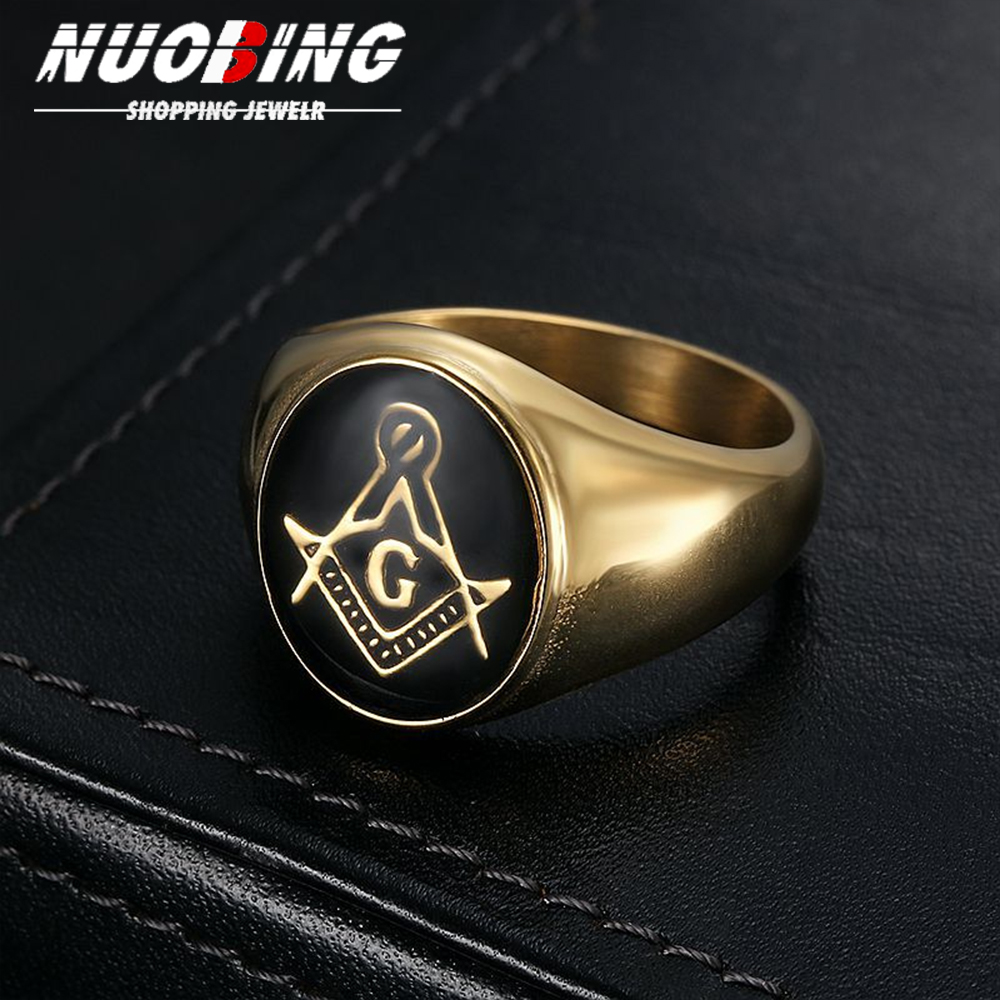 Street Fashion Rings - Homens vintage 316l aço inoxidável rotundidade