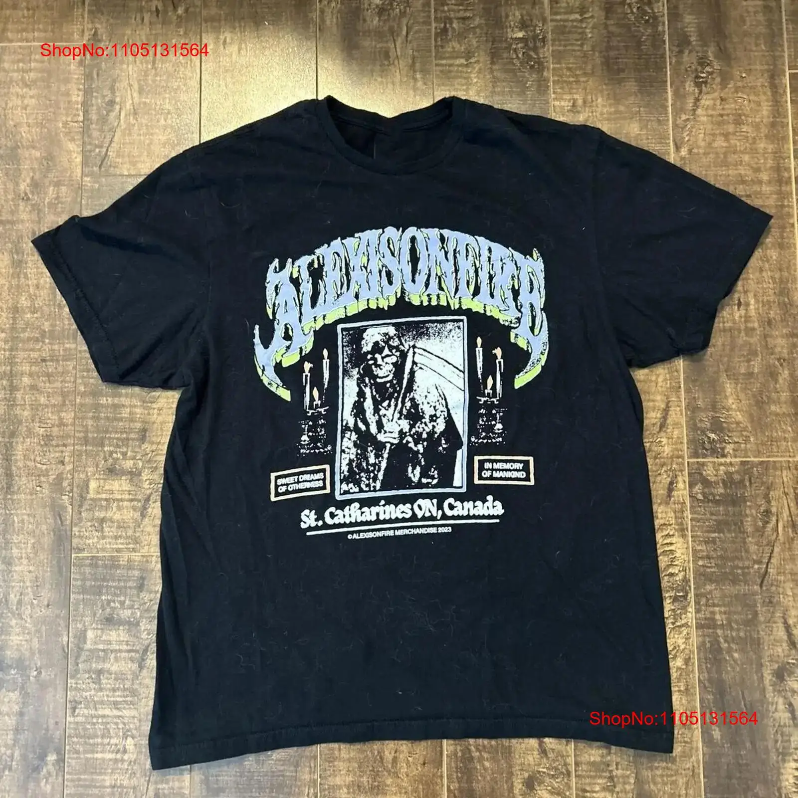 Street Fashion Magazine - 2023 concerto aleisonfire banda t camisa