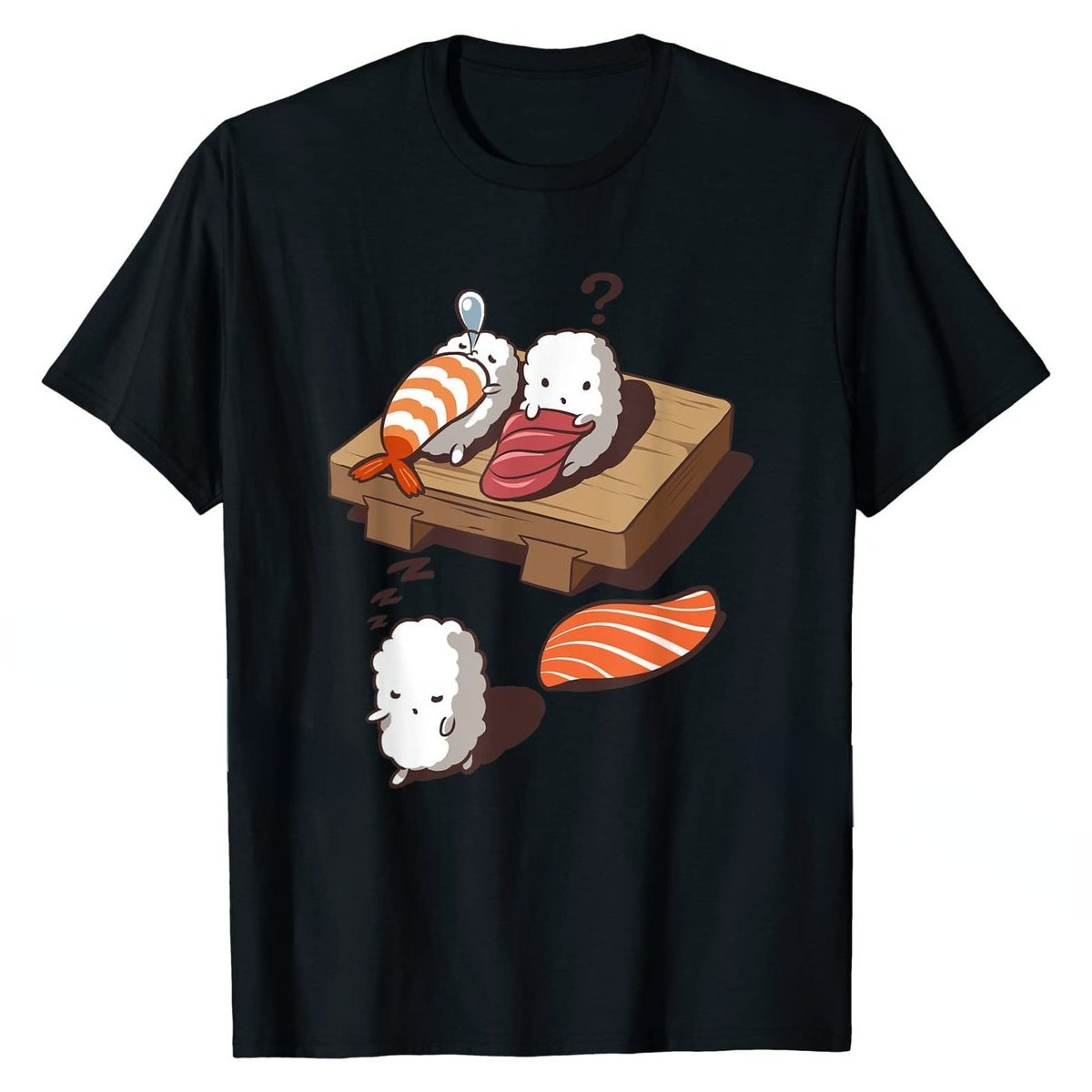 Street Fashion Magazine - Engraçado japonês nigiri sushi sleepwalking t