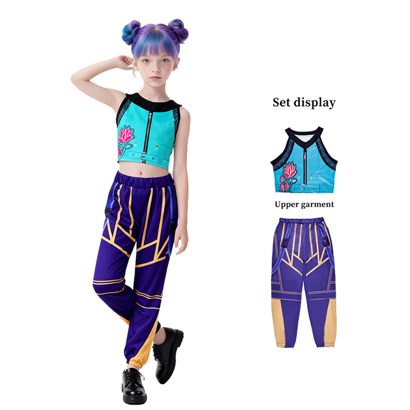Street Fashion Dance - Conjunto de fantasia de Halloween para