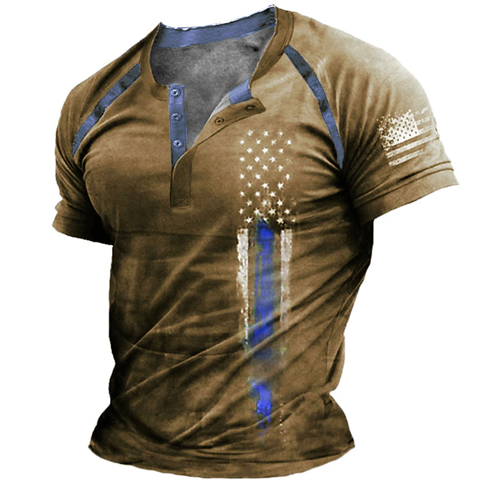 Street Fashion Men - Camisa Masculina Engraçada com Estampa 3D