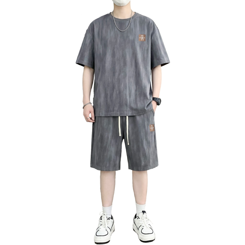 Street Fashion Men - 【Conjunto de Camiseta + Shorts de