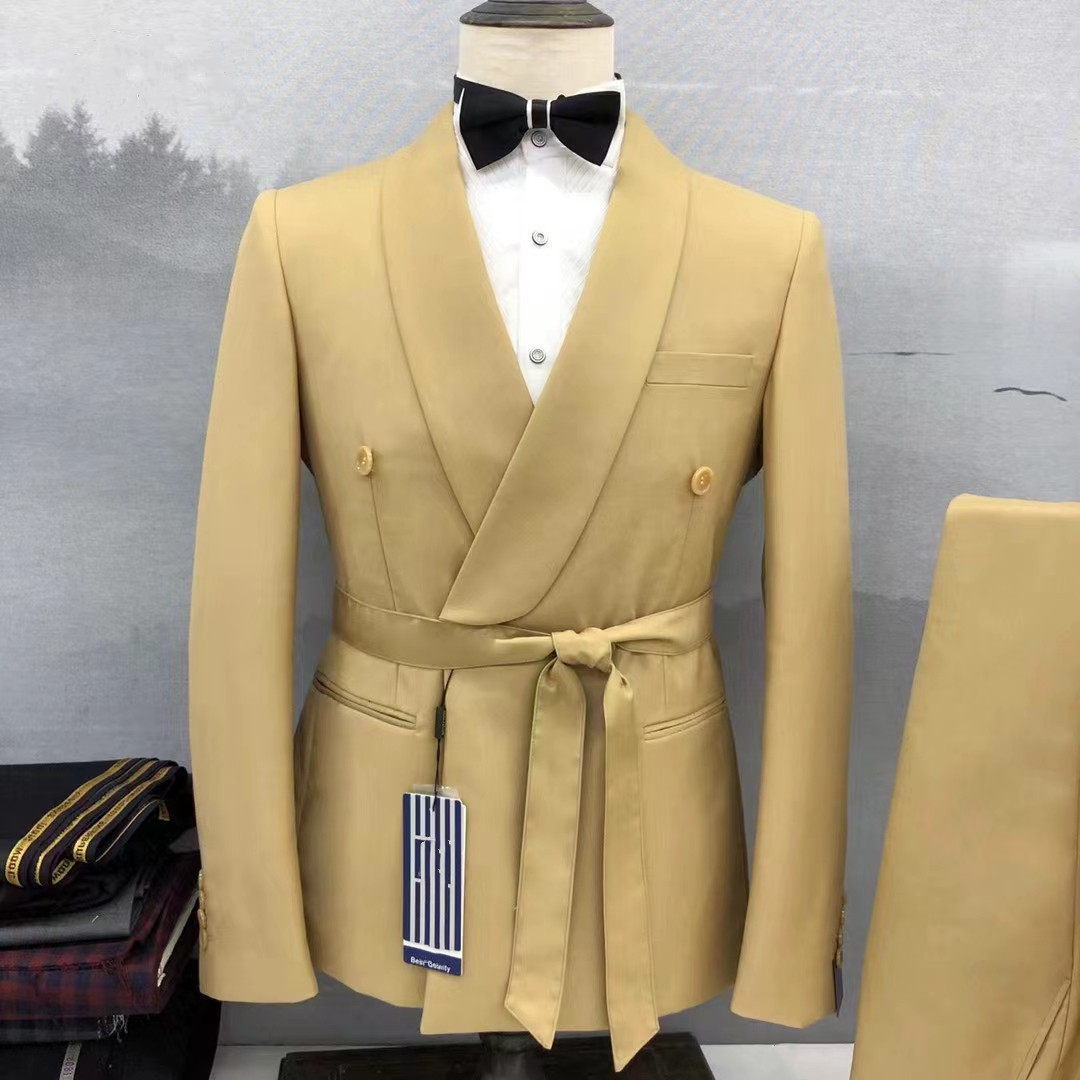 Street Fashion Jacket Men - 2025 moda personalizada ternos de casamento