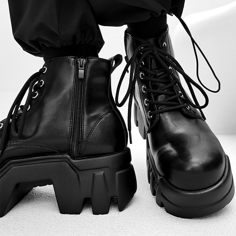 Street Fashion Luxury - Botas masculinas de luxo, sapatos de