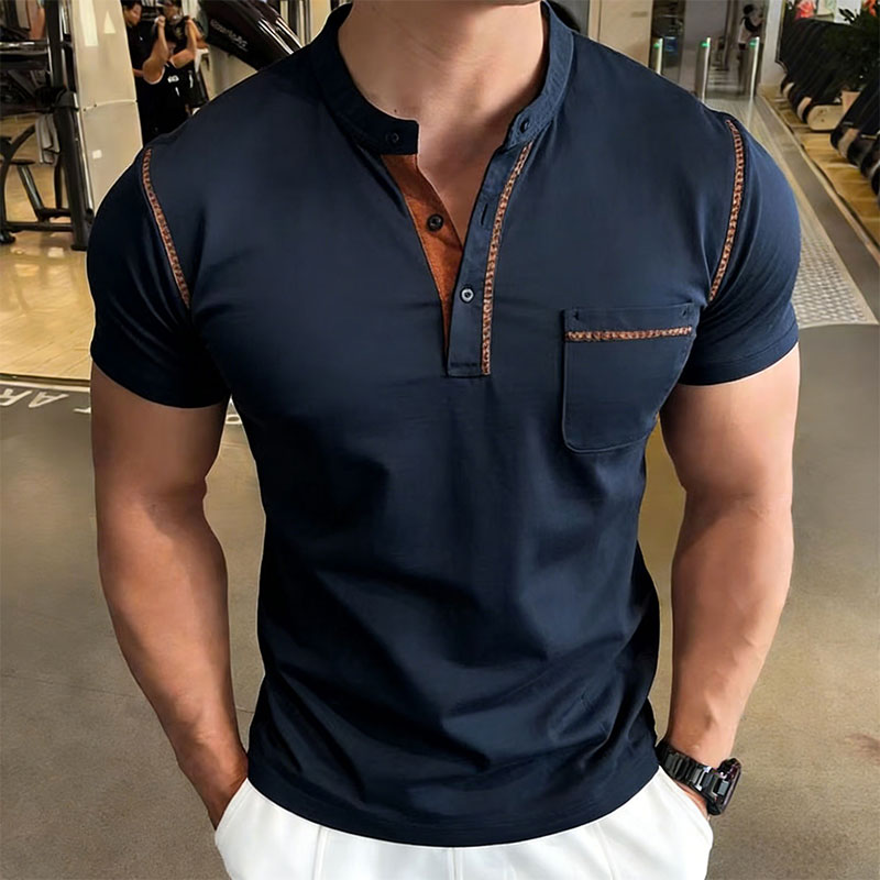 Street Fashion Men - Nova Camisa Polo Masculina de Verão