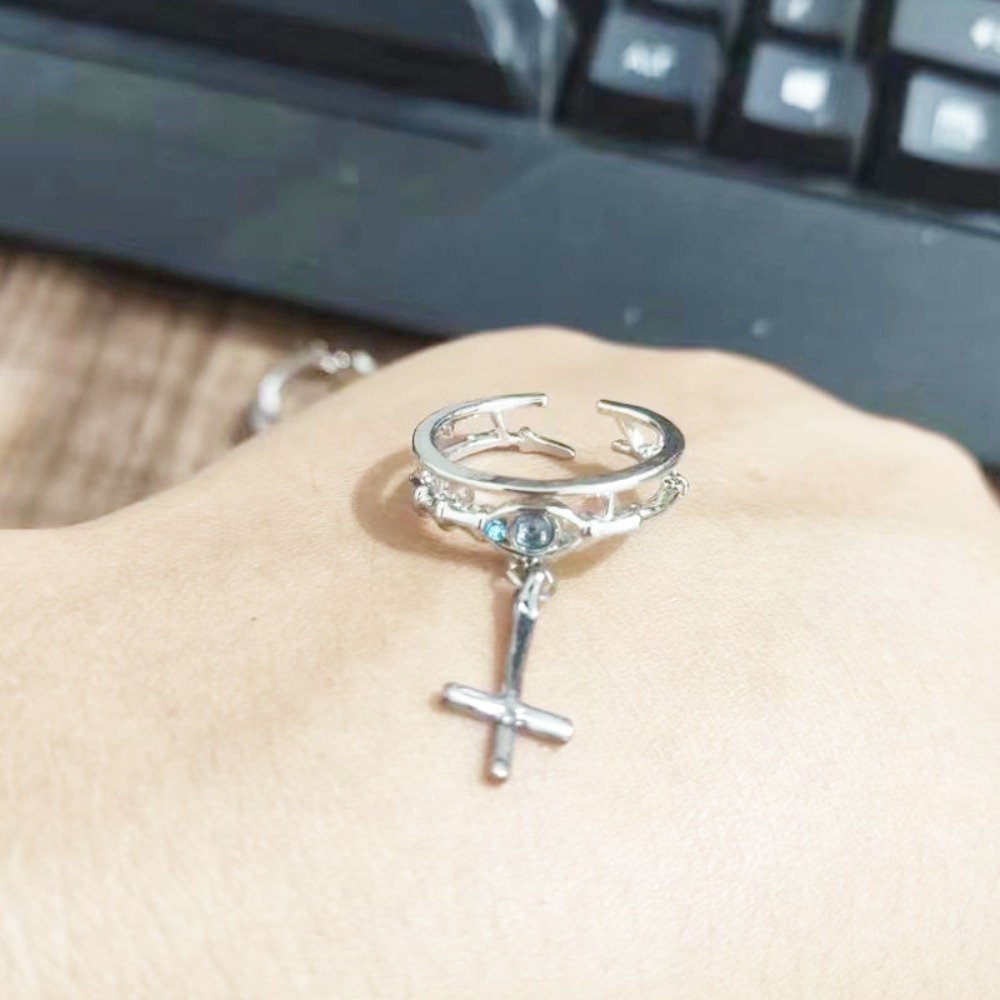 Anel de Dedo Retrô Estéreo Cro - Street Fashion Rings avaliação e preço