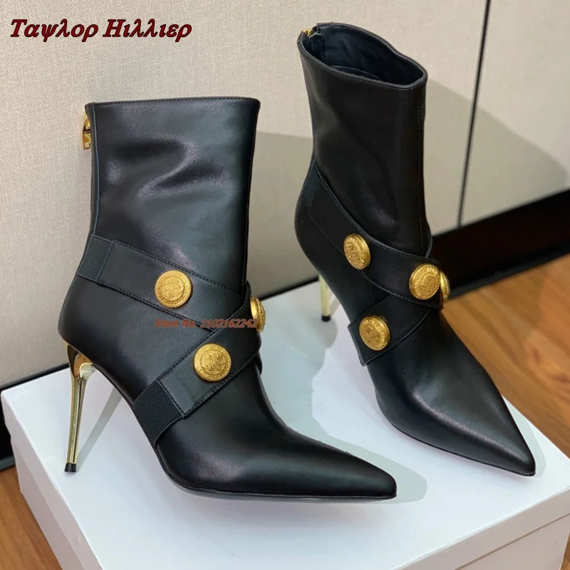 Botas de camurça com botão de  - Street Fashion Female avaliação e preço