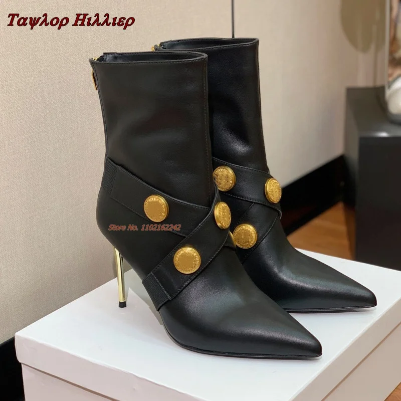 Botas de camurça com botão de  - Street Fashion Female avaliação e preço