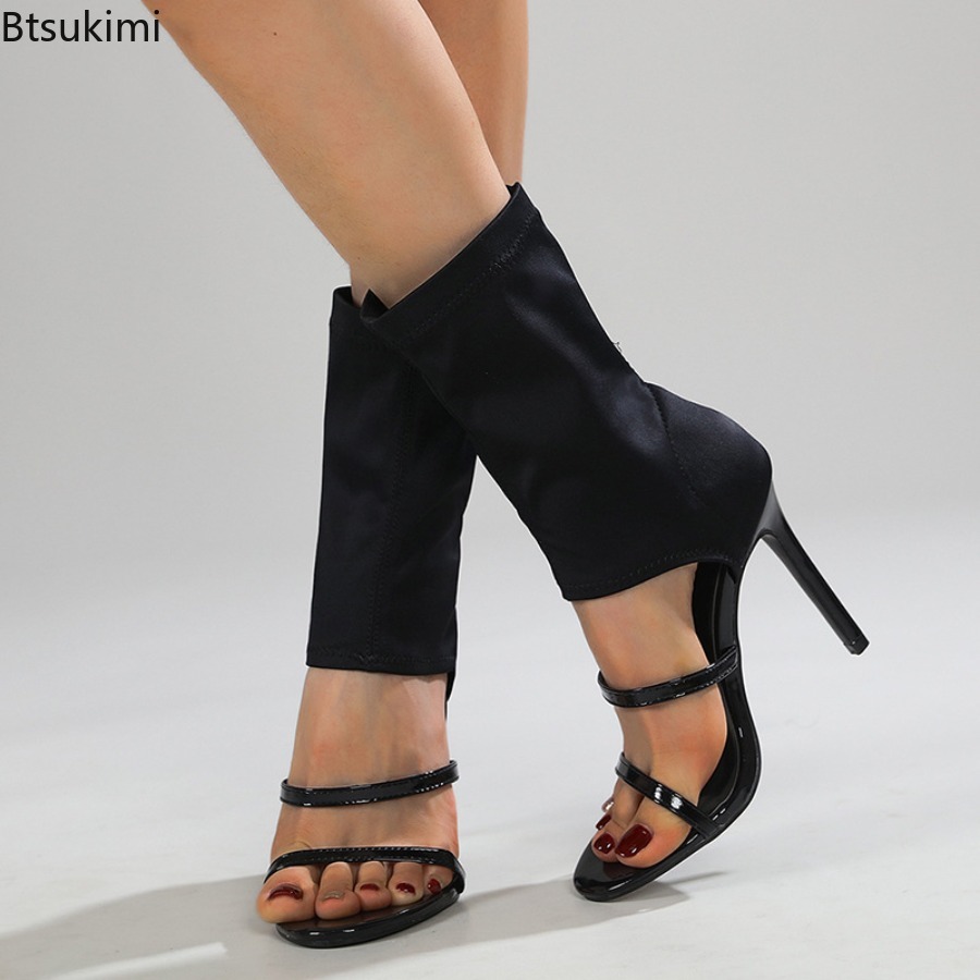 Botas de Salto Alto Sexy e Elá - Street Fashion Dance avaliação e preço