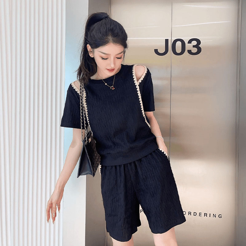 Moda coreana fora do ombro cam - Street Fashion Dance avaliação e preço