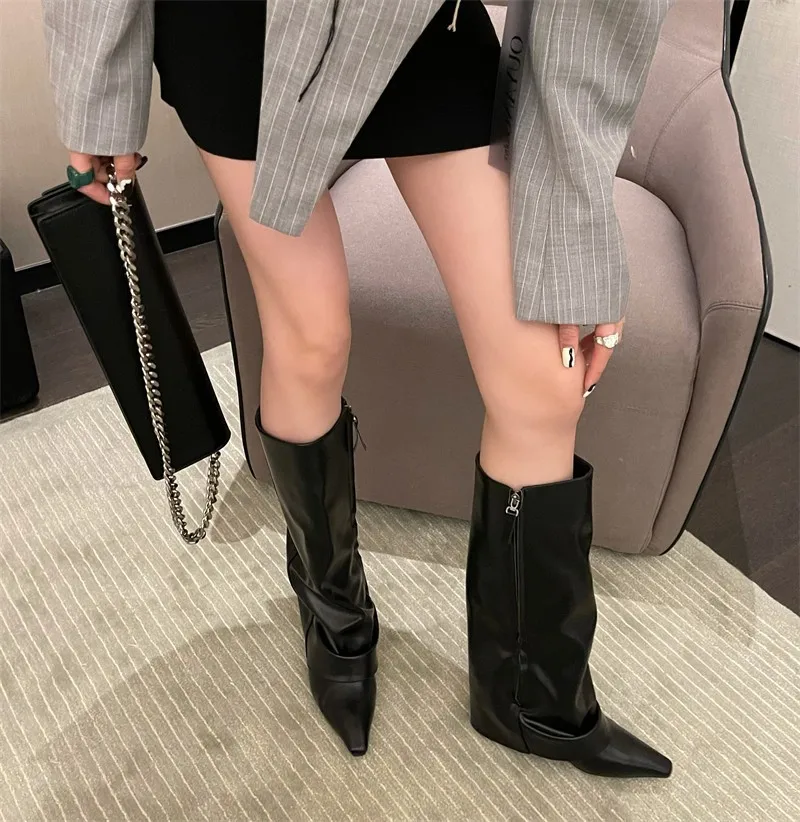 Mulheres calças pernas botas a - Street Fashion Rome 2025 avaliação e preço