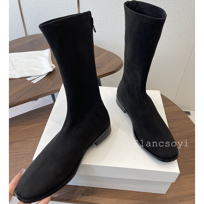 Botas de estiramento femininas - Street Fashion Rome 2025 avaliação e preço