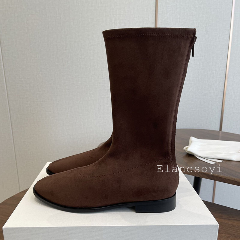 Botas de estiramento femininas - Street Fashion Rome 2025 avaliação e preço