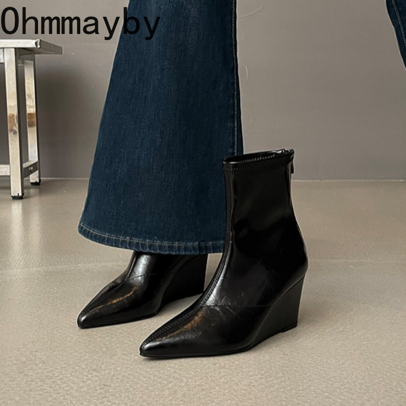 Outono inverno vintage weges s - Street Fashion Female avaliação e preço