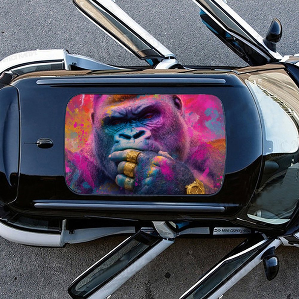 Moda arte de rua chimpanzé mis - Street Fashion Pose avaliação e preço