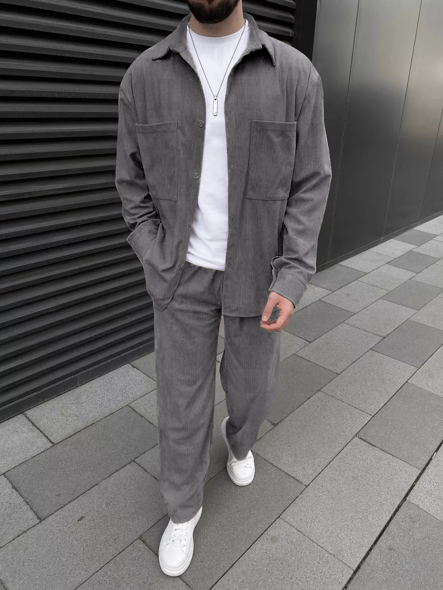 Conjunto masculino de duas peç - Street Fashion Men avaliação e preço