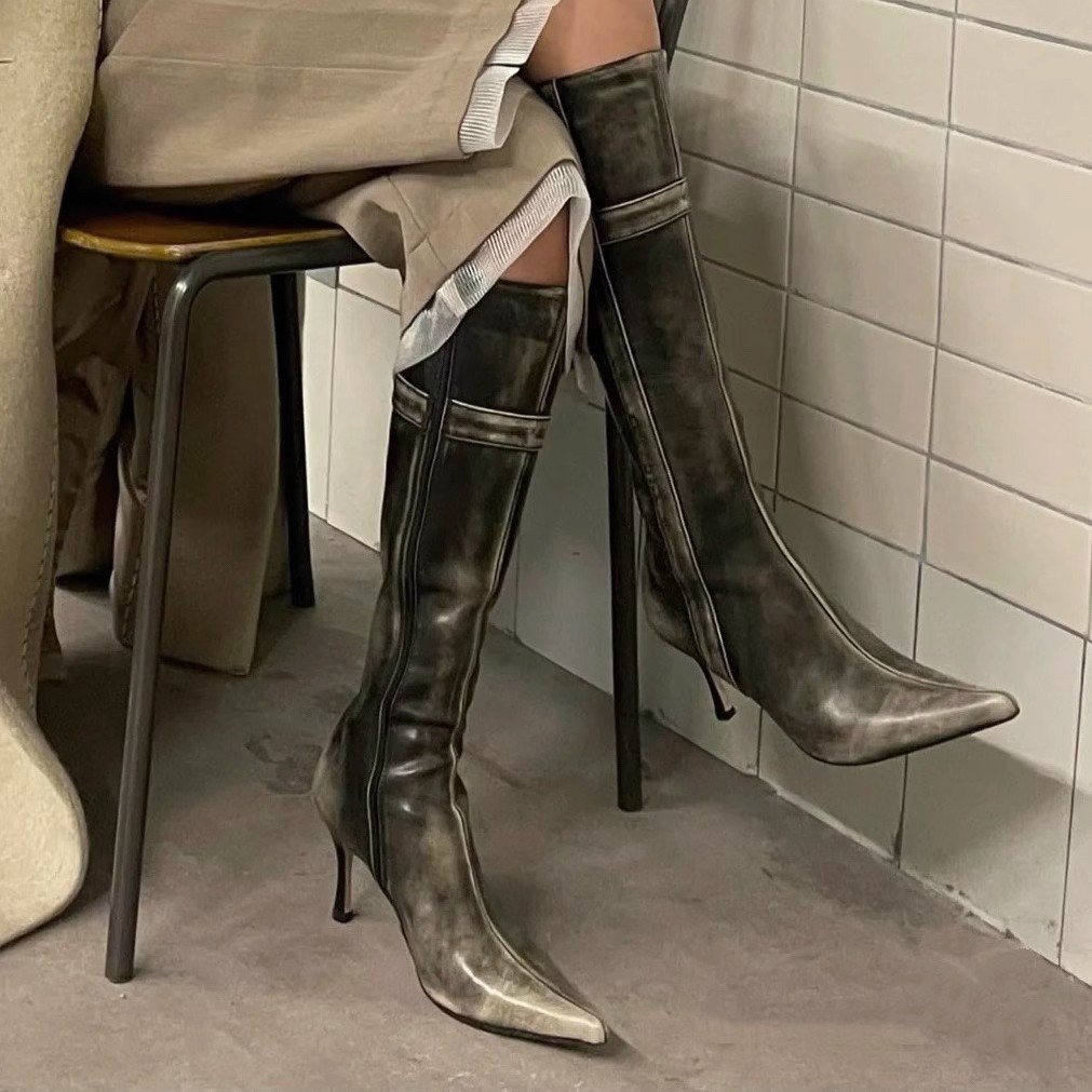 Botas Femininas de Designer Se - Street Fashion Female avaliação e preço