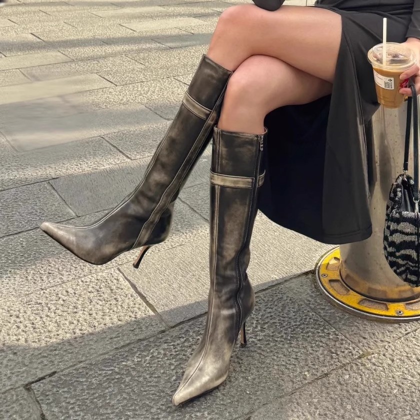 Botas Femininas de Designer Se - Street Fashion Female avaliação e preço