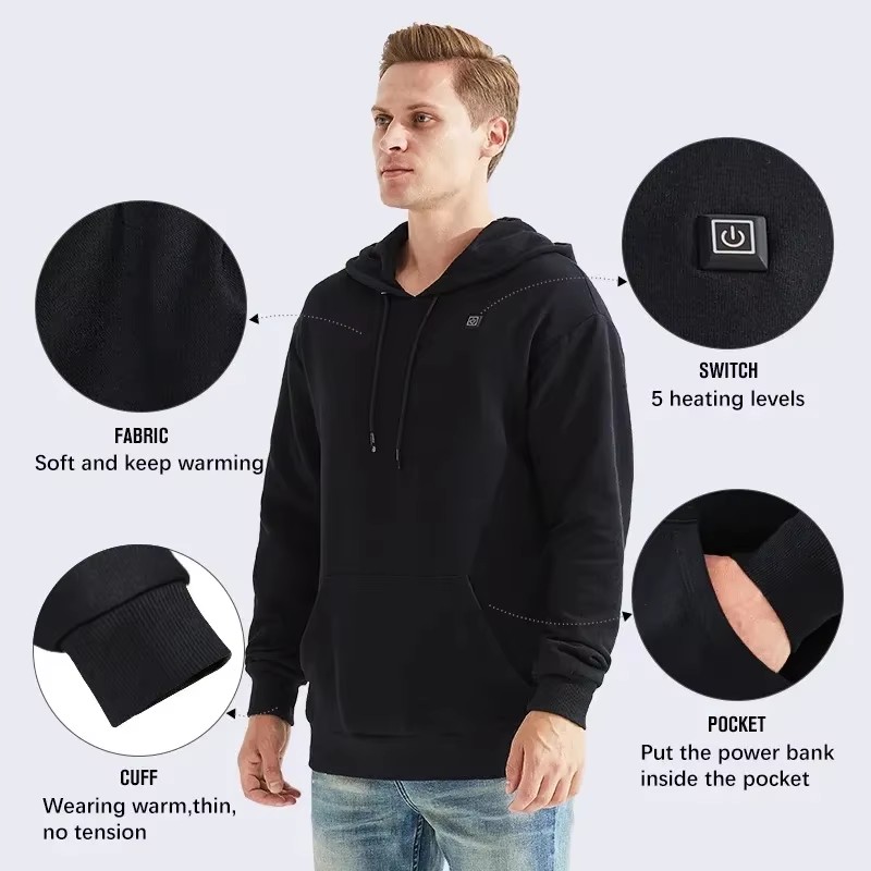 Jaquetas Aquecidas USB para Mu - Street Fashion Jacket Men avaliação e preço