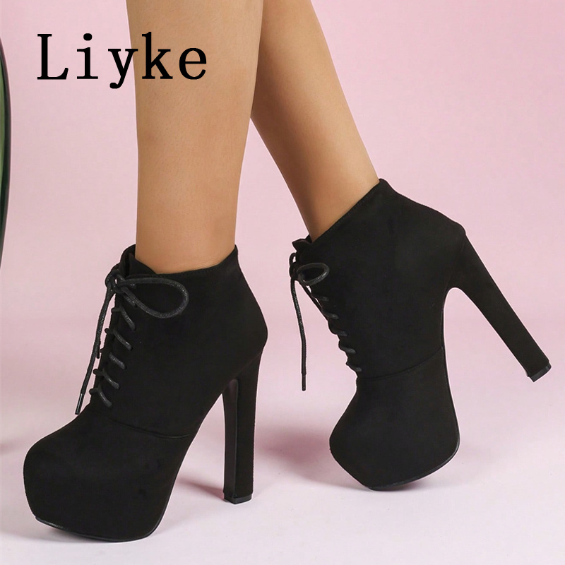 Botas de plataforma com cadarç - Street Fashion Dance avaliação e preço