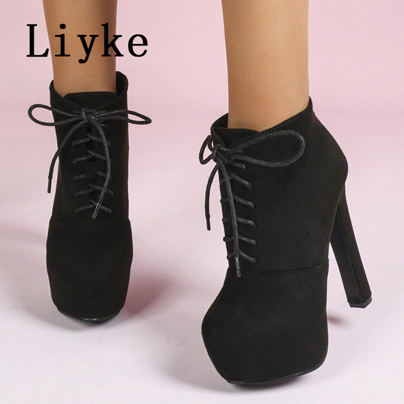 Botas de plataforma com cadarç - Street Fashion Dance avaliação e preço