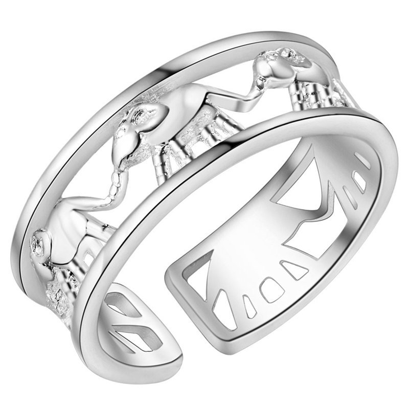 Novos Anéis de Elefante em Pra - Street Fashion Rings avaliação e preço