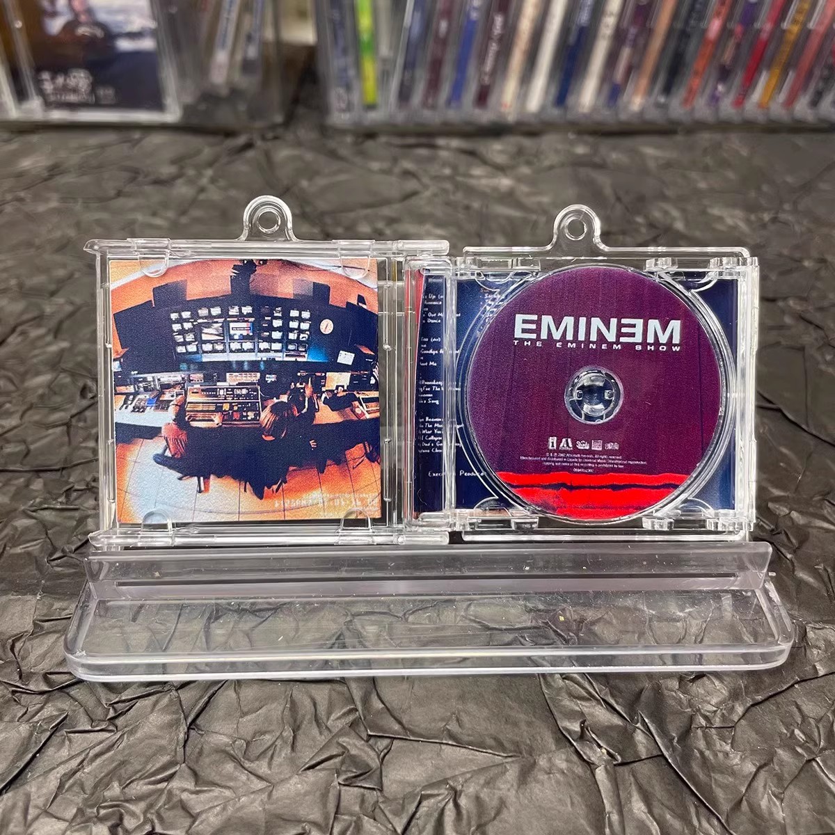 Hip hop fino shady mini música - Street Fashion Rings avaliação e preço