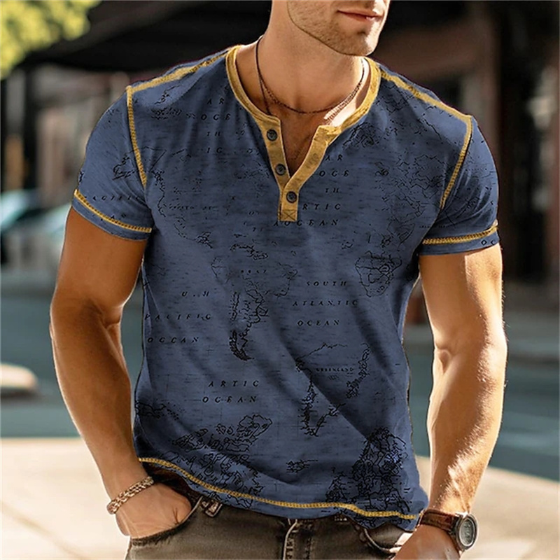 Camisas Masculinas Henry com E - Street Fashion Men avaliação e preço