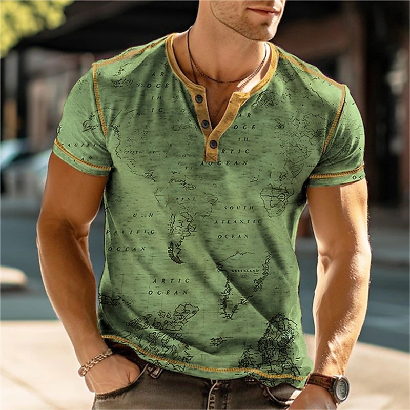 Camisas Masculinas Henry com E - Street Fashion Men avaliação e preço
