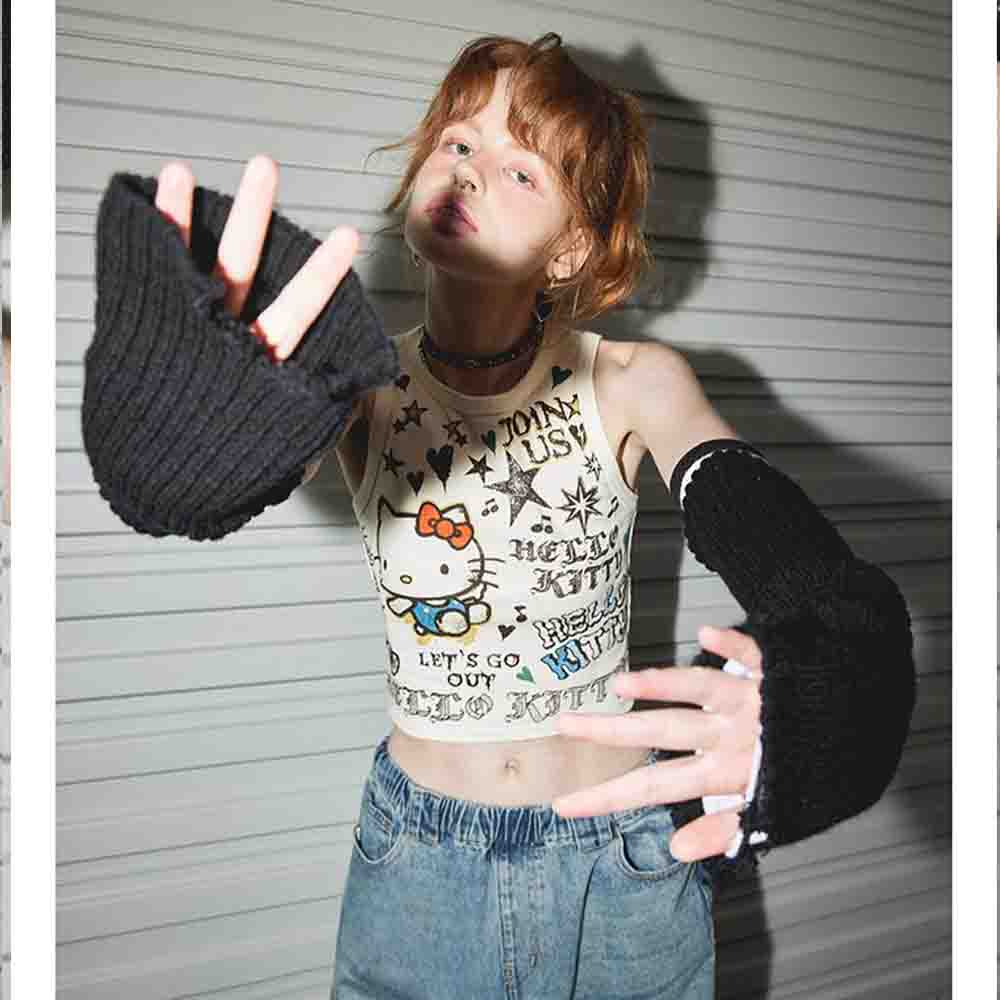 Sanrio Hello Kitties Top Femin - Street Fashion Girls avaliação e preço