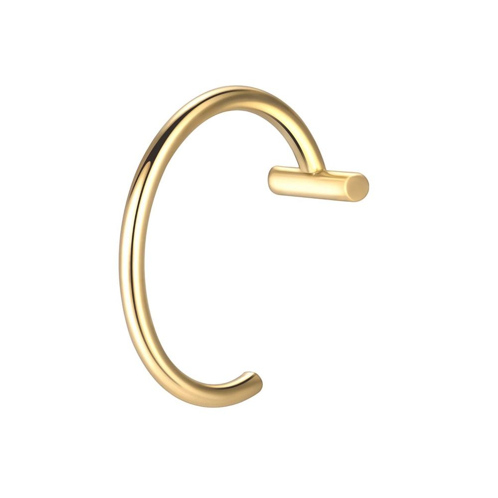 Anel de nariz falso de aço ino - Street Fashion Rings avaliação e preço
