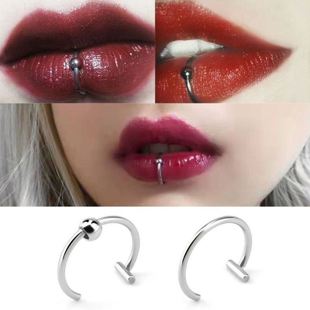 Anel de nariz falso de aço ino - Street Fashion Rings avaliação e preço