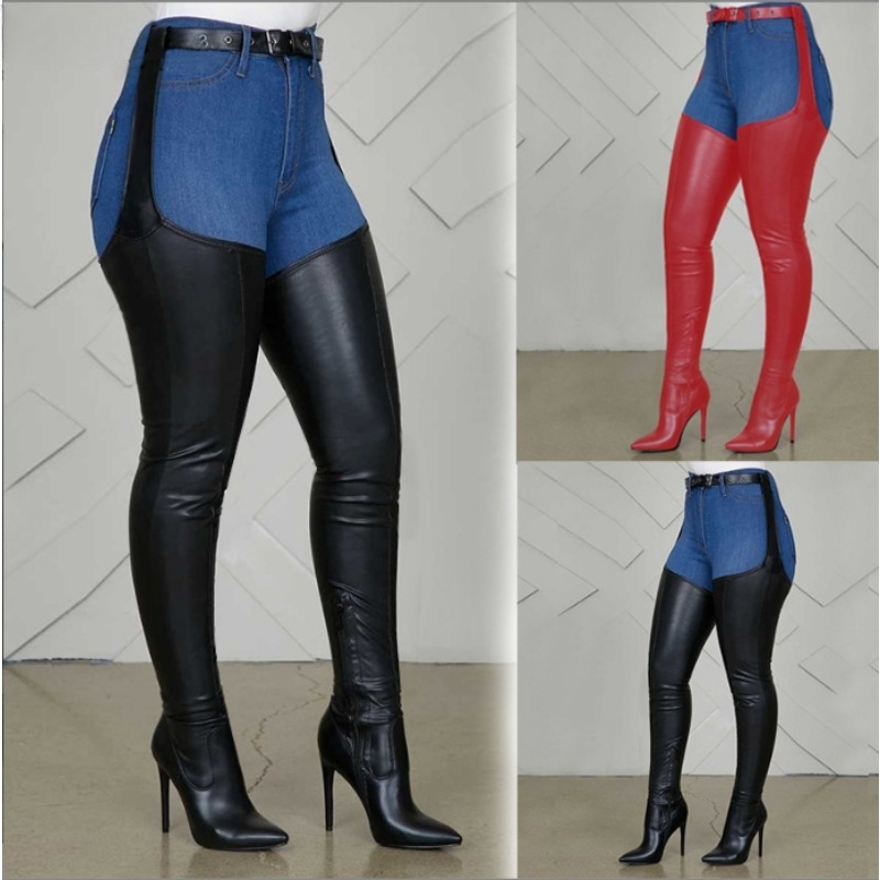 Botas altas coxa preta tamanho - Street Fashion Rome 2025 avaliação e preço