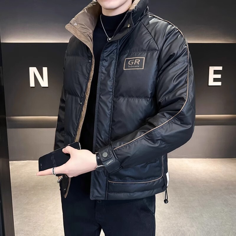 Outono inverno masculino pato  - Street Fashion Jacket Men avaliação e preço