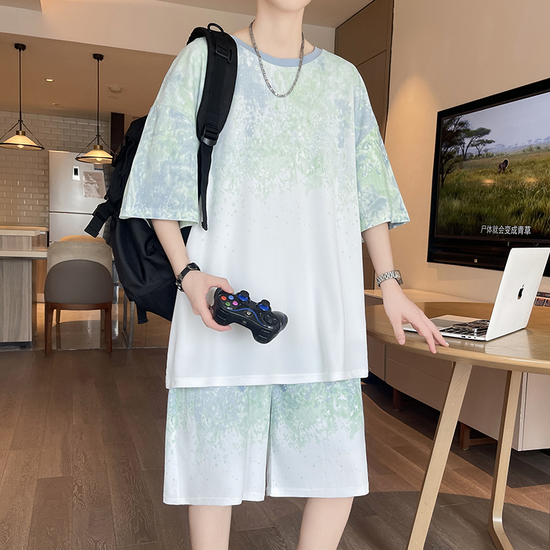【Conjunto de Calças e Camiseta - Street Fashion Men avaliação e preço