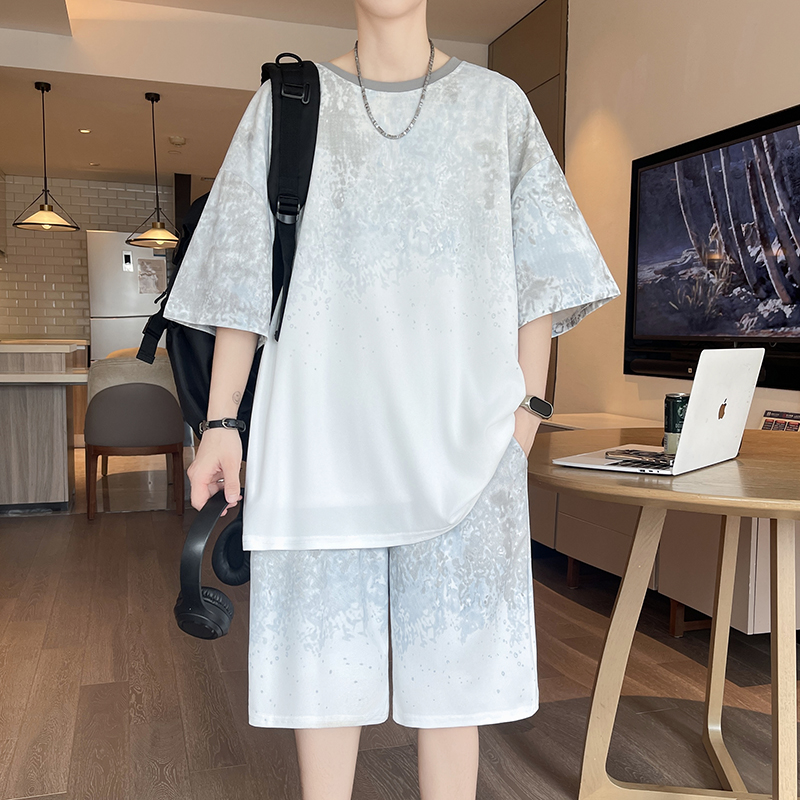 【Conjunto de Calças e Camiseta - Street Fashion Men avaliação e preço