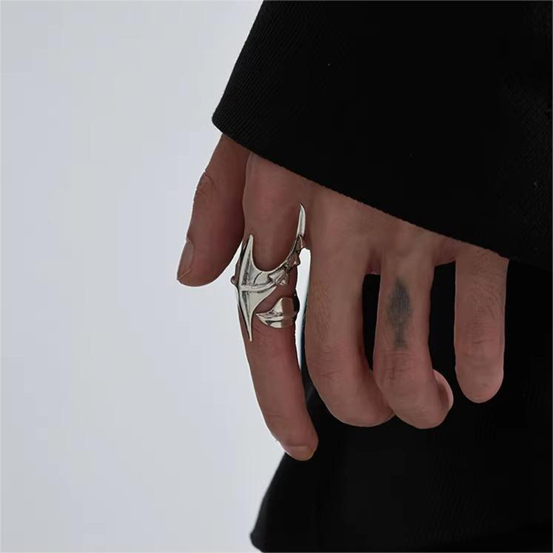 Anel irregular alienígena cybe - Street Fashion Rings avaliação e preço
